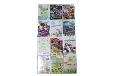 12 lot Nintendo Wii games Smash Bros One Piece Mario Kart Pikmin From Japan - Image 1 of 4