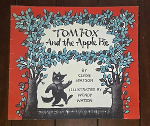 Vtg 1972 - TOM FOX AND THE APPLE PIE by Clyde Watson BIG BOOK 18" X 15.25" VGC - Picture 1 of 23