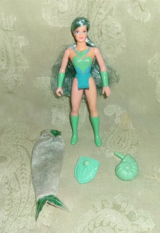 Princess of Power Mermista Action Figure Doll Vintage She-Ra Damaged Nose Cover