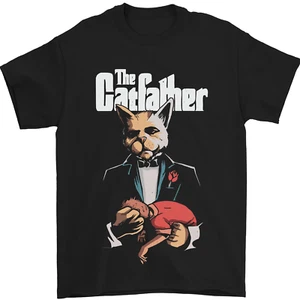 Gris con Like With The Cat Padre Parodia Camiseta Hombre 100% Algodón - Imagen 1 de 2