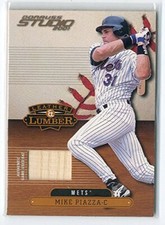 2001 Studio Leather and Lumber #LL16 Mike Piazza  Used Bat