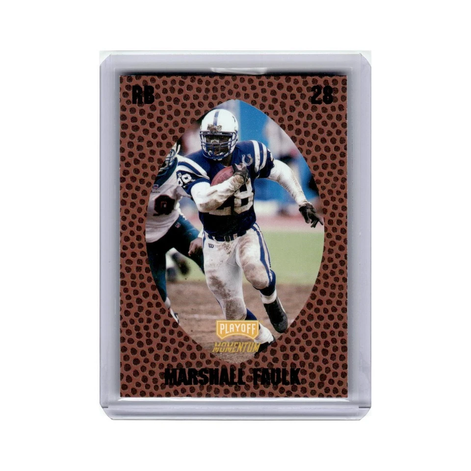 Marshall Faulk 1998 Playoff Momentum #72 Indianapolis Colts Football Card NM - Image 1 of 3