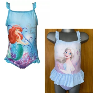 Disney little mermaid Ariel or Frozen Elsa swimming costume,swimsuit.2-8yrs - Picture 1 of 4