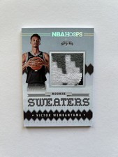 2023-24 VICTOR WEMBANYAMA ROOKIE SWEATERS No. RSW-VWE NBA HOOPS WINTER SSP