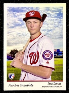 2016 *TREA TURNER* R.C. Topps Archives Snapshots Card #AS-TT •ROOKIE• Nationals
