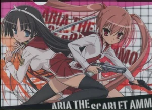 clear file folder Aria the Scarlet Ammo anime movic Kanzaki Hotogi Shirayuki - Picture 1 of 2