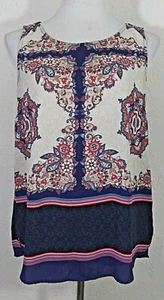 41 Hawthorn Womens Tank Top Large Paisley Mulitcolor Lyone Stitch Fix Career - Picture 1 of 5