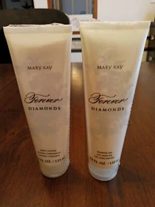 Mary Kay Forever Diamonds Shower Gel &  Body Lotion Each 4.5oz. Sealed FAST SHIP - Picture 1 of 5