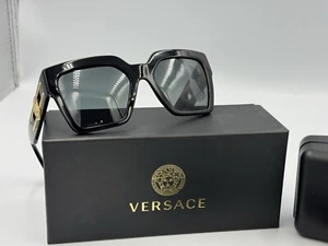 Versace Dark Grey Butterfly Ladies Sunglasses VE4458 GB1/87 54 VE4458 GB1/87 54 - Picture 1 of 9