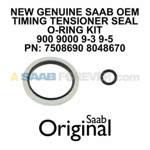 SAAB Timing Chain Tensioner Gasket & O-Ring Seal Set 9-3 9-5 900 7508690 8048670 - Bild 1 von 3