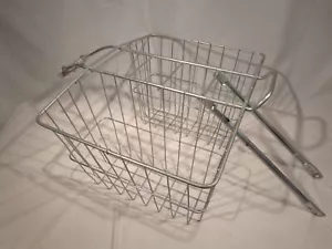 Vintage Schwinn Wald Rear Large Twin Bicycle Baskets & Carrier, With Hardware - Picture 1 of 7