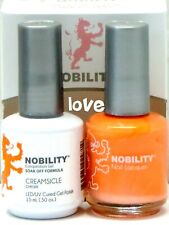 NOBILITY Gel Nail Polish 0.5fl.oz UV/LED Gel Color Duo NBCS125- Creamsicle
