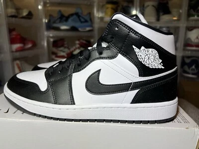 Talla 11 - Air Jordan 1 Mid Panda W (DV0991 101) Sin Tapa Foto 1 de 4