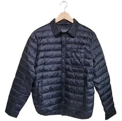 Slate & Stone Down Shacket in Black Camo Medium - Image 1 of 4