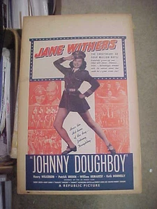 Johnny Doughboy, original 1942 Republic WC (Jane Withers, Henry Wilcoxon) - Imagen 1 de 1