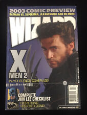 Wizard Magazine Wolverine Hugh Jackman Cover February 2003 #137 X-Men 2 Jim Lee