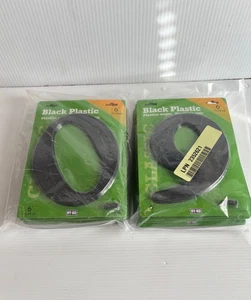 HY-KO Grandi numeri in plastica nera 6" 0 e 9 VENDUTI SINGOLARMENTE - Foto 1 di 3