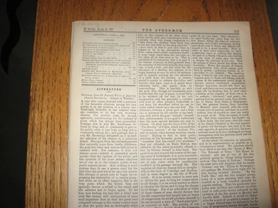 1887 Henry Irving, Swinburne, American Admiral Porter, Majendie, Patmore, Hobbes - Image 1 of 2