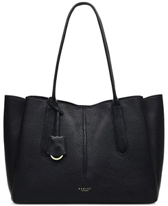 $348 Radley London Women's Hillgate Place Triple compartment Shoulder Tote Black - Picture 1 of 5
