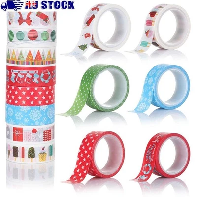 Scrapbooking Christmas Tree Sticky Paper Masking Tape Christmas Decor Tape - image 1 of 4