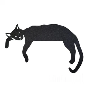 Accesorio de puerta para gatos, placa de esquina de puerta para gatos negra, repisa de chimenea para gatos decoración 5149 - Imagen 1 de 7