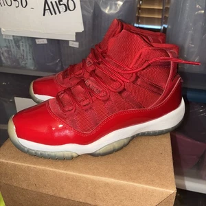 Air Jordan 11 XI Retro Win Like 96 Gym Red 378038-623  Size 5Y - Picture 1 of 20