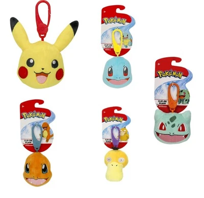 Pokemon Plüschanhänger - Pokemon Clip-On Plush ca. 8cm / Anhänger NEU & OVP - Bild 1 von 4