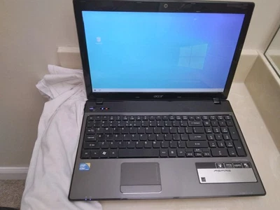 Acer Aspire 5741 Windows 10 Intel i5 2.27Ghz HD 500GB 4GB Mem 15.6" Webcam HDMI - Image 1 of 4