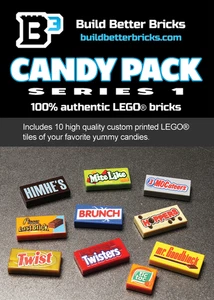 Candy Pack (Series 1) made using LEGO parts - B3 Customs - Picture 1 of 2