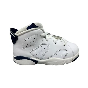 Jordan Retro 6 Midnight Navy Toddler Shoe Size 8C 384667-141 - Picture 1 of 8