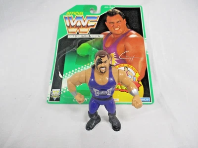 Vintage Hasbro WWF Evil Crush w/Green Card 1994 Action Figure USED LOOSE - Image 1 of 4