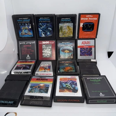 Atari 2600 Lot Of 16 Games Tested And Working! 3 - Image 1 of 4