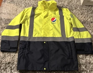 NEW PEPSI ZERO ZONE HIGHLY REFLECTIVE FLEECE STADIUM JACKET SIZE MEDIUM - Picture 1 of 8