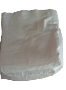 Beautyrest 100% cotton solid white flat & fitted sheet set Full - Picture 1 of 8