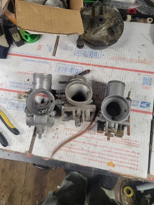 3 Pack Of Large Single Carburators Parts Mikuni And Keihien - Image 1 of 4