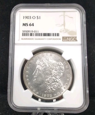 1903 O $1 Morgan Silver Dollar MS 64 #6077 - Image 1 of 3