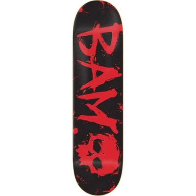 Zero Skateboard Deck Bam Margera Blood Text 8.25" x 31.9"