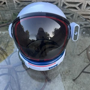 CASCO AEROSQUAD NASA LUZ LED VISERA MÓVIL ¡FUNCIONA! PROBADO - Imagen 1 de 13