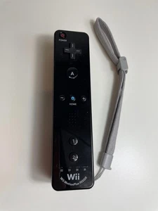 Nintendo Wii Controller OEM Wii Motion Plus Nero Perfetto Testato - Foto 1 di 7