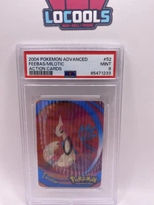 Tarjeta de acción Pokémon Feebas Milótica Lenticular PSA 9 como nueva 2004 - Imagen 1 de 2