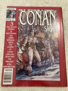 Conan Saga 1 2 3  VF Marvel Magazine 1987 First Three Issues Conan The Barbarian - Picture 1 of 7