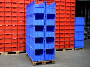 20x Bito BN 644 Lagerkiste Kunststoffkiste 400x600x420 mm Eurostapelbehälter - Bild 1 von 6