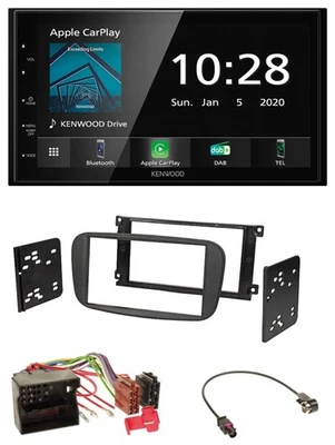 Kenwood Bluetooth MP3 DAB USB 2DIN Autoradio für Ford S-Max ab 2007 Mondeo schwa - Bild 1 von 4