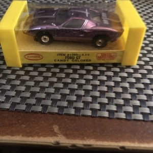 Vgc Aurora Ford GT Candy Purple With Cube Clean Runs Slot Cars - Picture 1 of 9