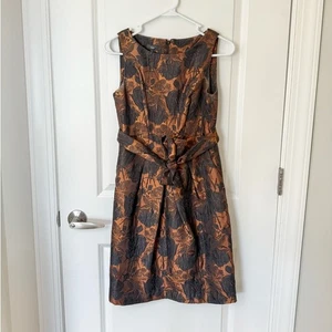 Talbots ärmelloses Jacquardkleid - Bild 1 von 7