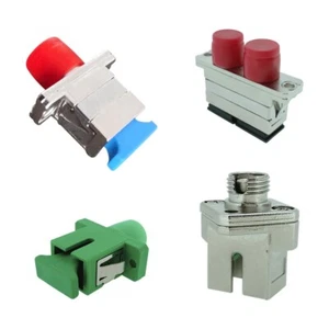 10pcs FTTH Hybrid Faseroptikadapter SC zu FC Faseroptik Flanschkoppler Stecker - Afbeelding 1 van 55