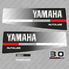 Yamaha 30 HP Autolube Two Stroke Outboard Engine Decals Sticker Set reproduction - AU $ 54.36