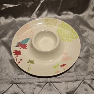 Chips and Dip Melamine Platter Bird - Picture 1 of 5