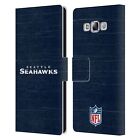 Official Nfl Seattle Seahawks Logo Leather Book Wallet Case For Samsung Phones 3