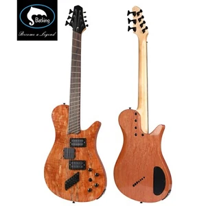Guitarra eléctrica Fanned Fret 7 cuerdas (3 cuerdas de bajo + 4 cuerdas de guitarra) - Imagen 1 de 8